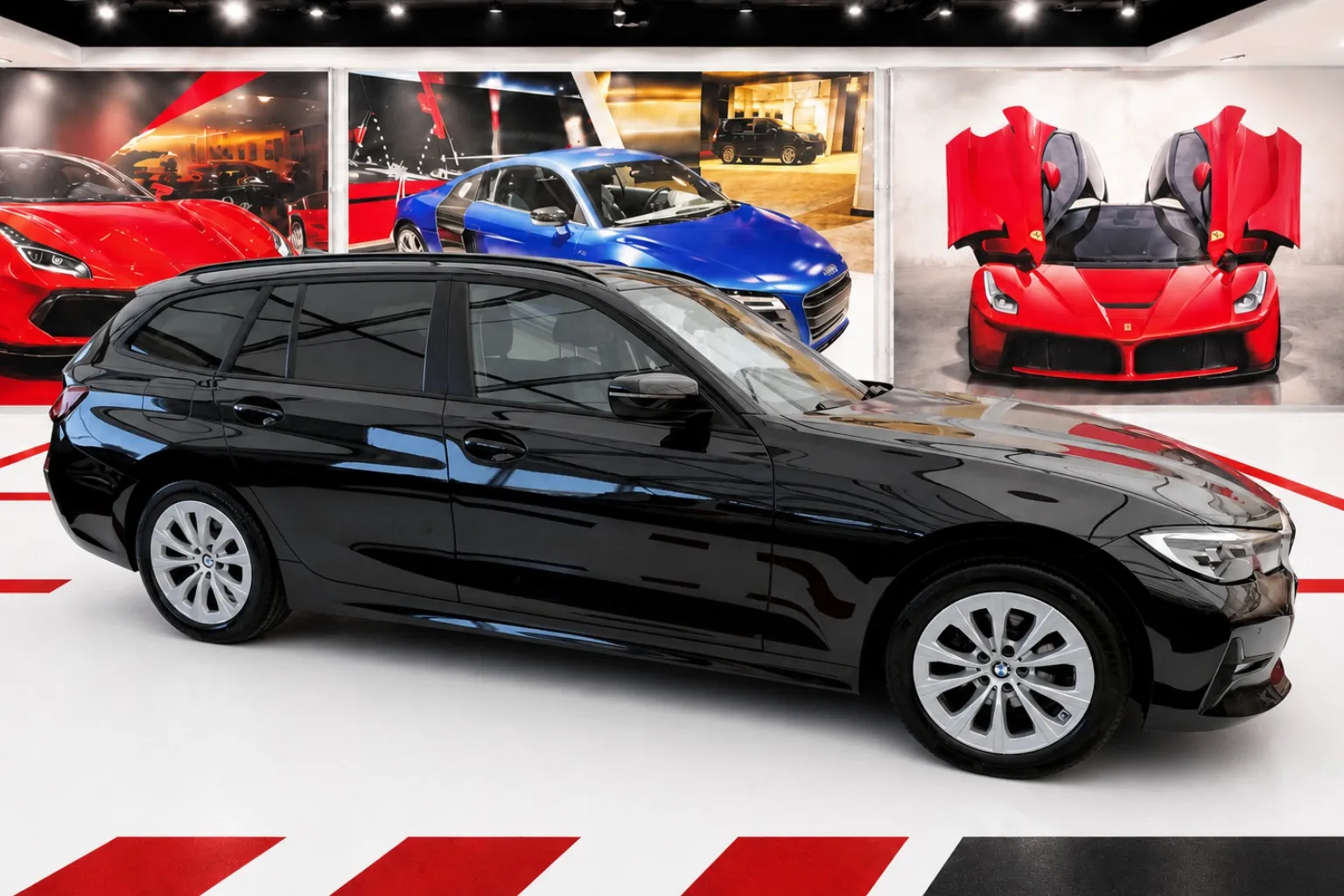 Zunanja slika - BMW serija 3 Touring: - 316d 2.0D FULL LED NAVI VIRTUAL USNJE 1.LASTNIK .. - 3