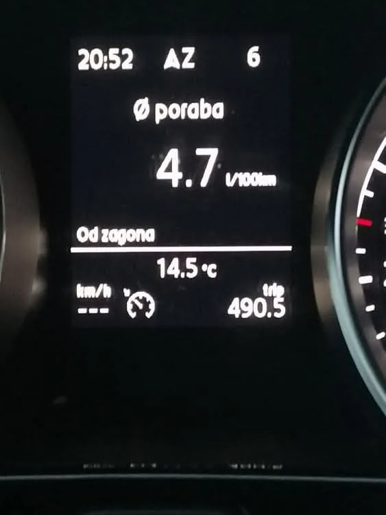 Notranja slika - VW Passat - WV  variant 1.6, DSG - 7