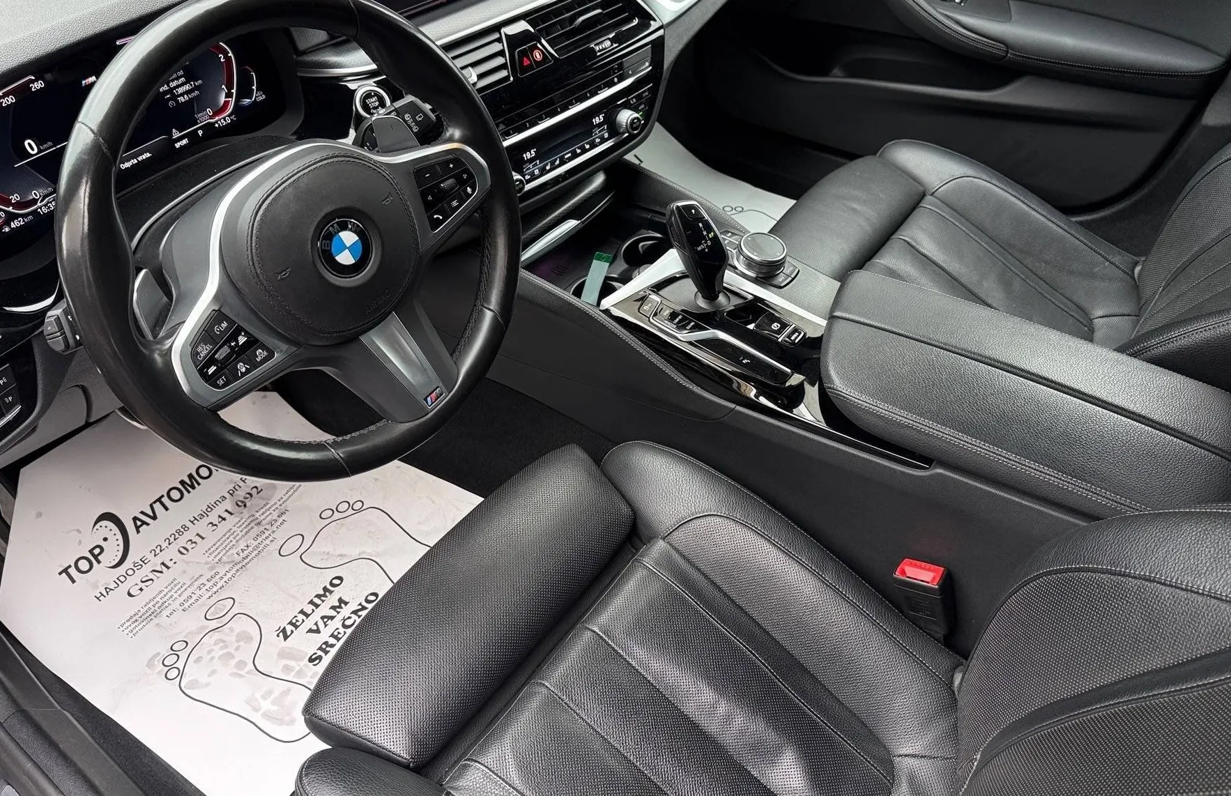 Zunanja slika - BMW Serija 5 - Touring: 520d M PAKET LASER HEAD-UP ADAPTIVNO KAMERA MEM - 13