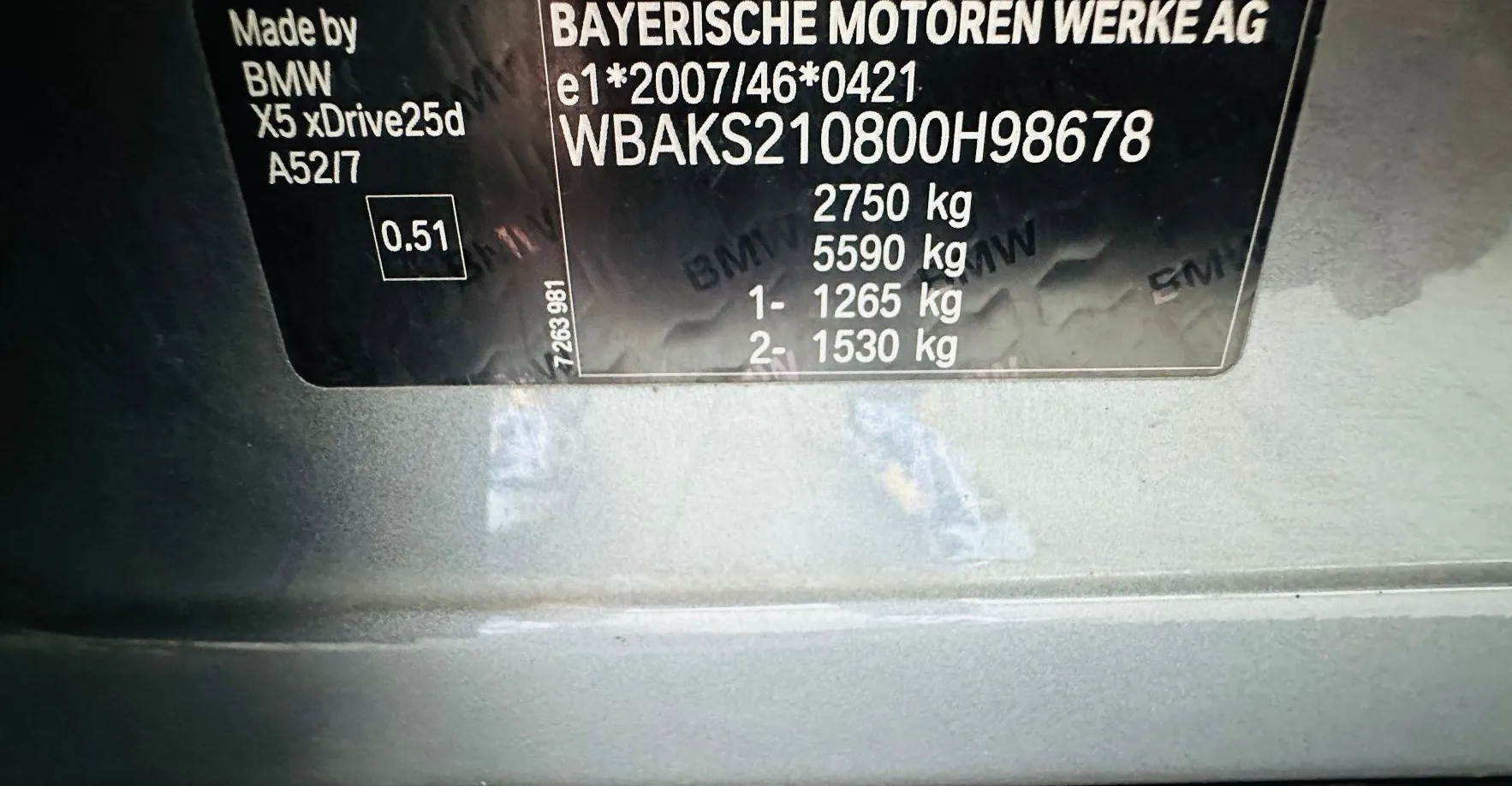 Zunanja slika - BMW X5 - serija : xDrive25d Avt.NAVI.USNJE.LED.160 KW+4ALU+GUME NOVE - 11