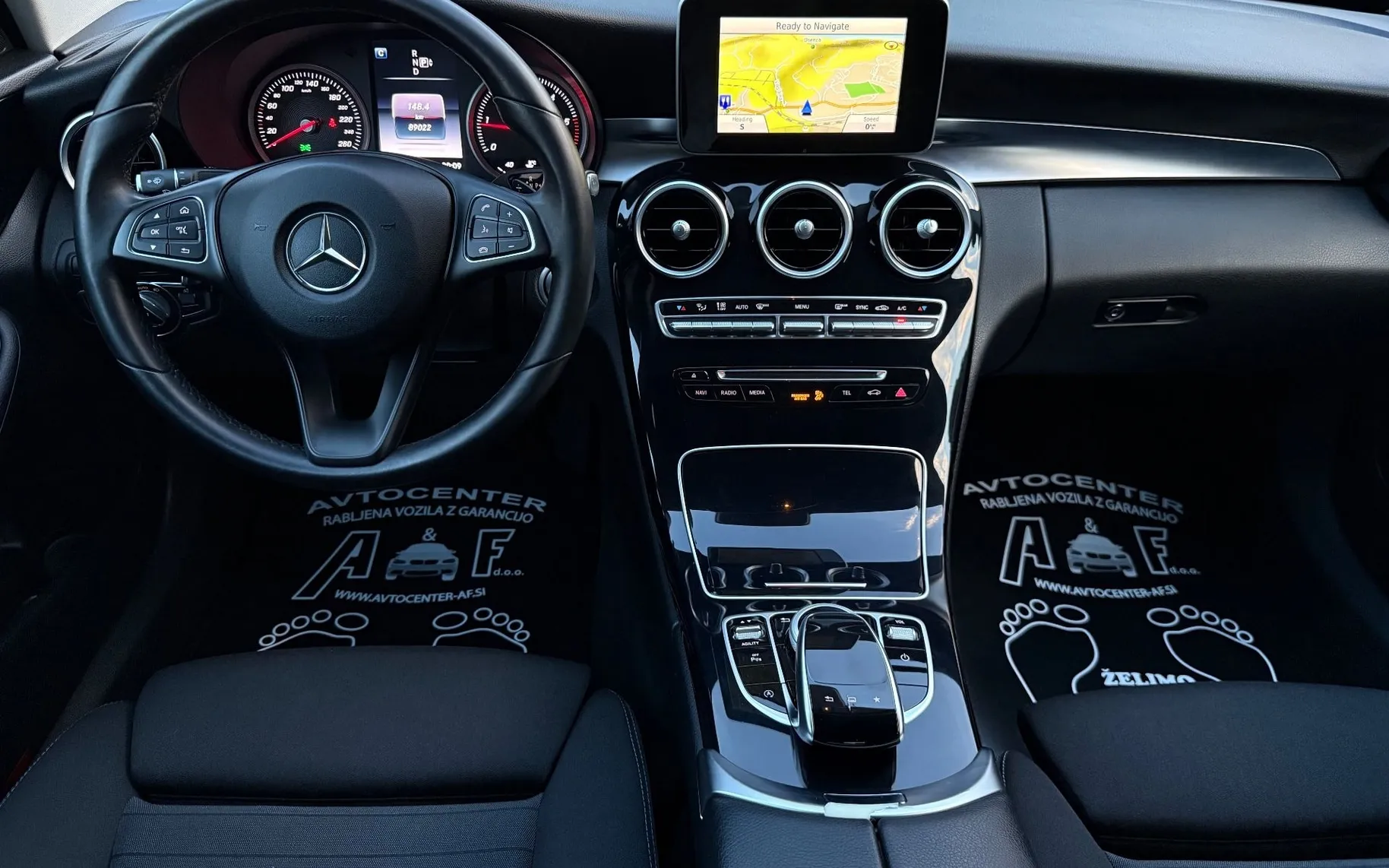 Notranja slika - Mercedes-Benz C-Razred - 200 CDI-AUT-89.000km-LIZING ZA TUJCE-1 LASTNIK-... - 9