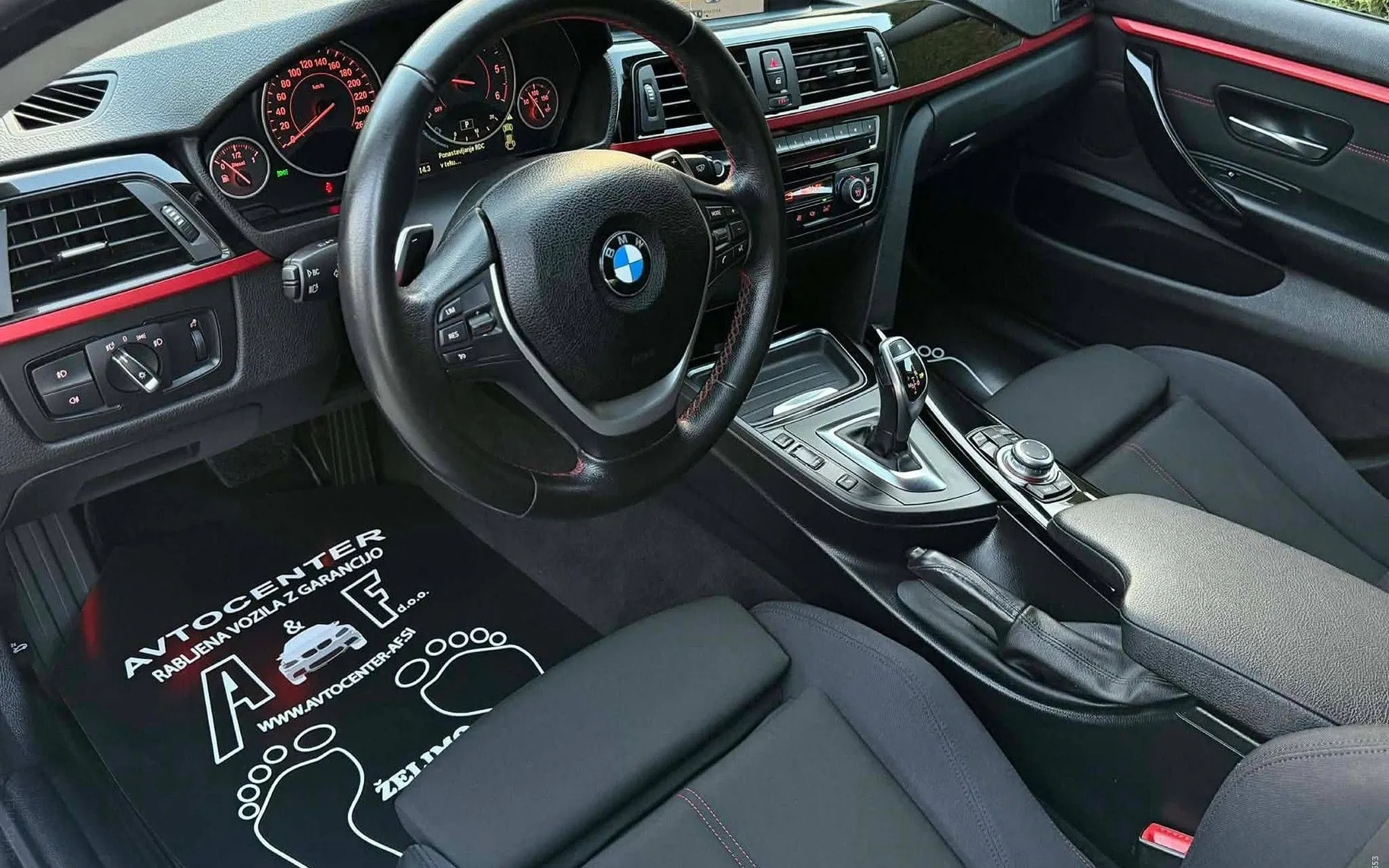 Notranja slika - BMW serija 4 Gran Coupe: - 420d-AUT-SPORT-XENON+LED-LIZING ZA TUJCE-HEAD UP- - 9