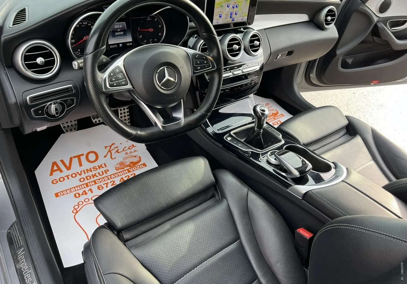 Notranja slika - Mercedes-Benz C-Razred - 200 d-AMG-BI-XENON-LIMO-FULL LED-NAVI-TEMPOMAT-P.. - 10