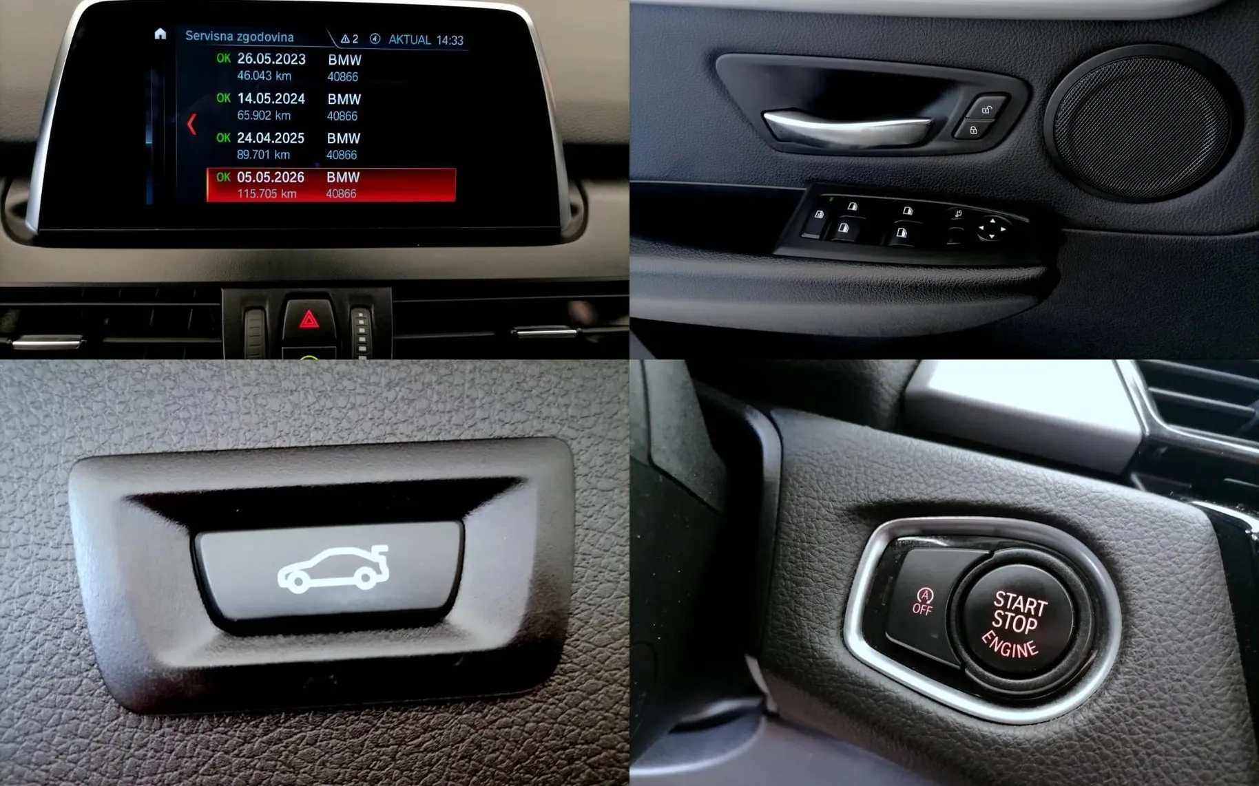Notranja slika - BMW serija 2 Active Tourer: - 216d Active Tourer EXECUTIVE FULL LED 1.LASTNIK - 10