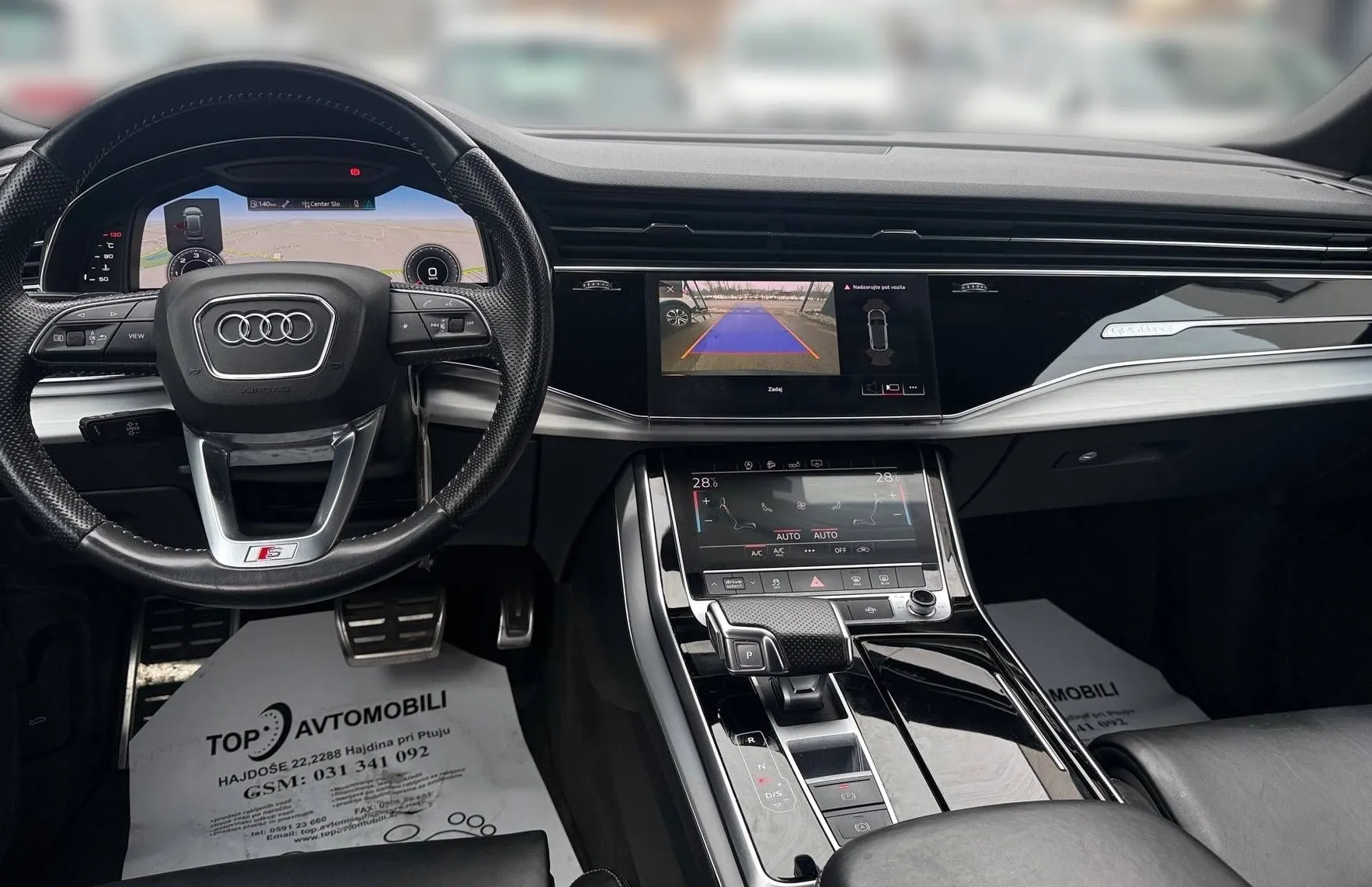 Zunanja slika - Audi Q8 - 50 TDI Q S LINE HD MATRIX ZRAČNO RADAR KAMERA - 18