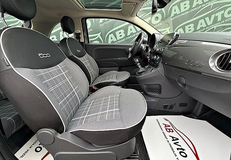 Zunanja slika - Fiat 500 - 0.9 8V TURBO+77KW+6PRESTAV+LED+ALU+DAB+BREZ POLOGA - 10