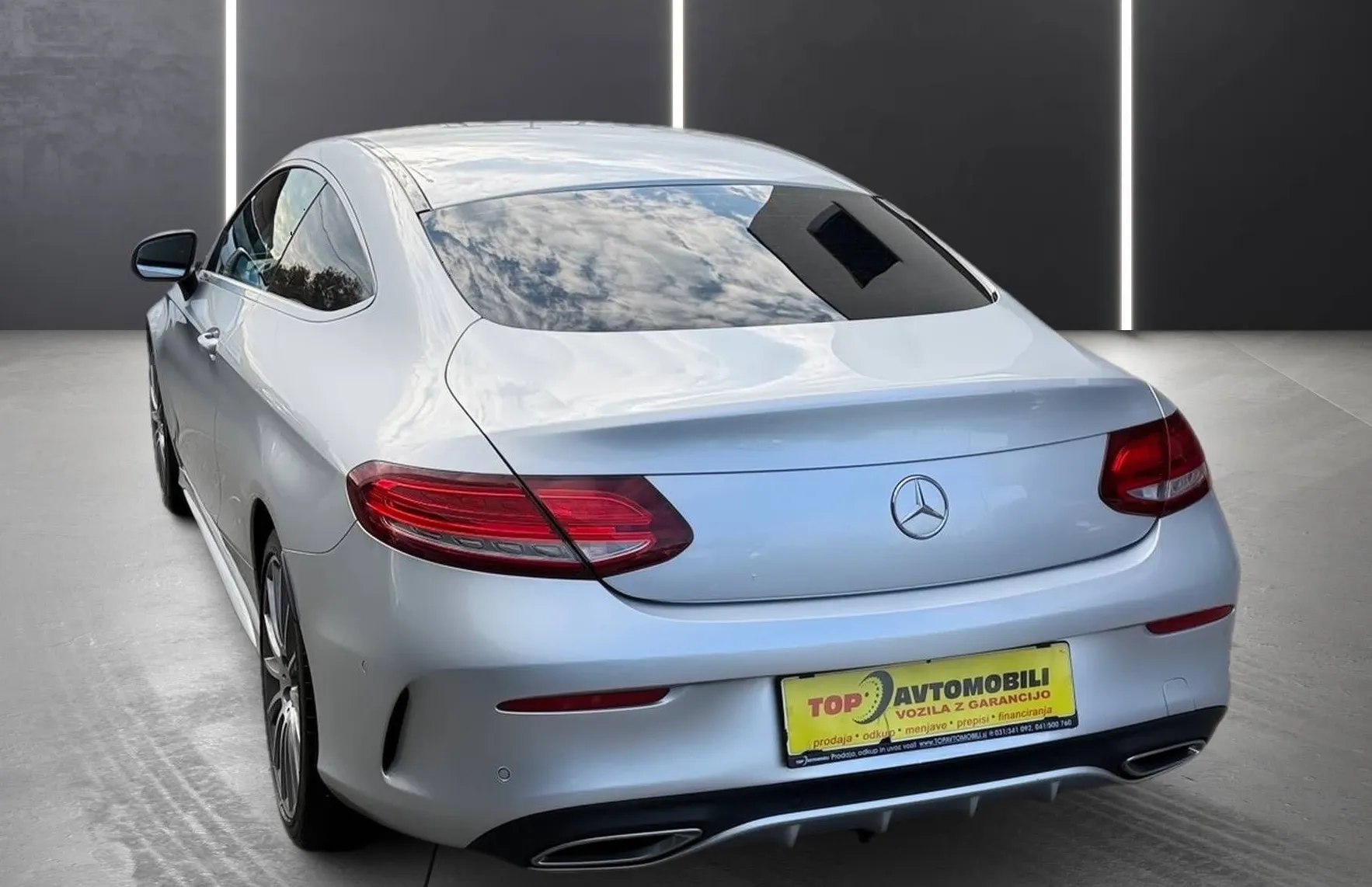 Zunanja slika - Mercedes-Benz C-Razred - C COUPE 220d AMG LINE FULL LED NAVI TEMP PDC TOP - 6
