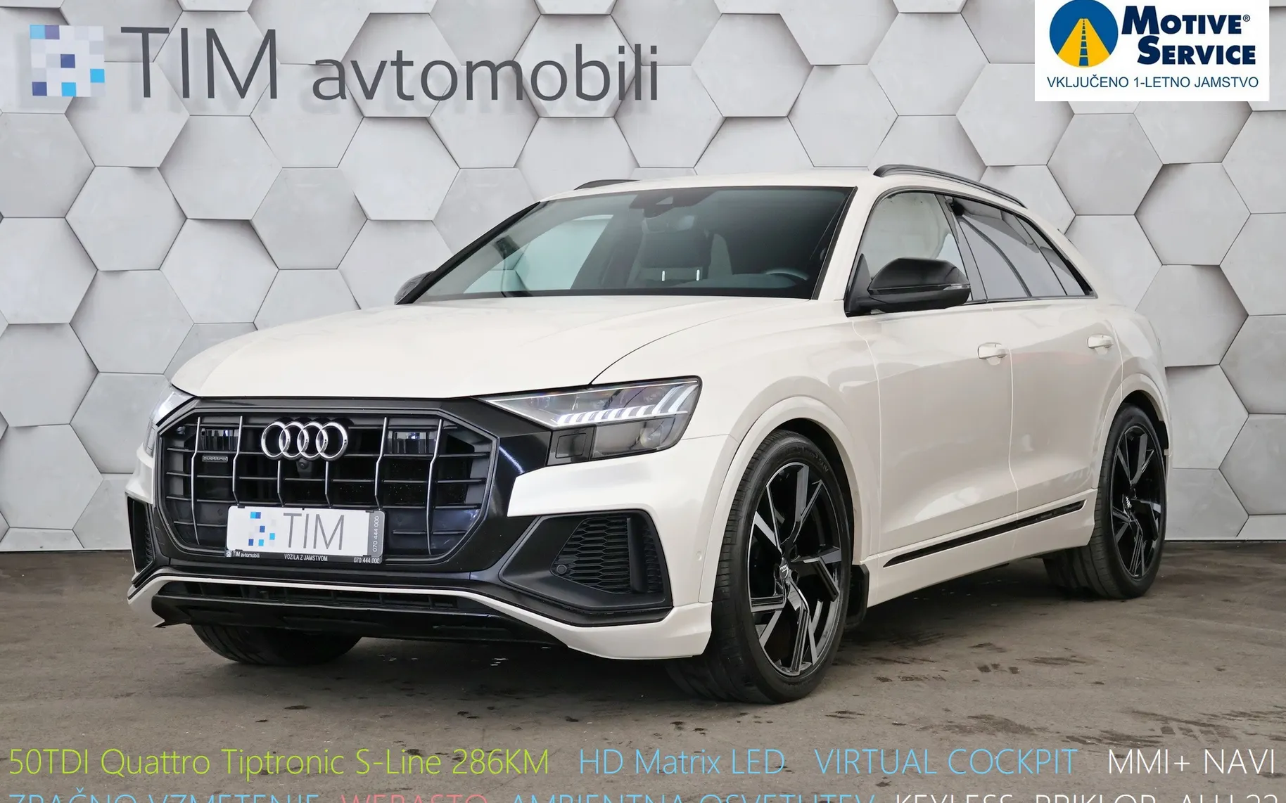 Zunanja slika - Audi Q8 - 50TDI Quattro Tiptronic 3xS-Line 286KM - 1