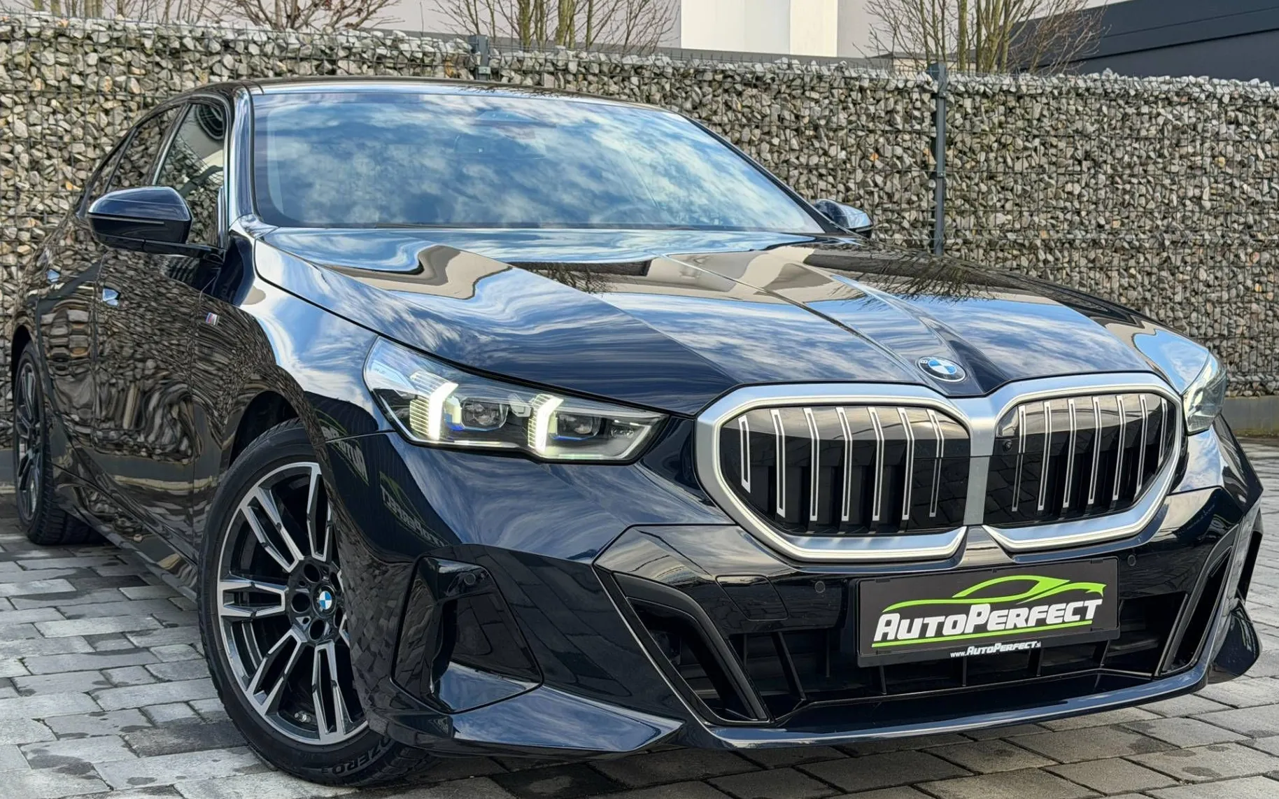 Zunanja slika - BMW Serija 5 - : 520d M-PAKET | ICONIC GLOW | HUD | 360° | KLJUKA | - 1