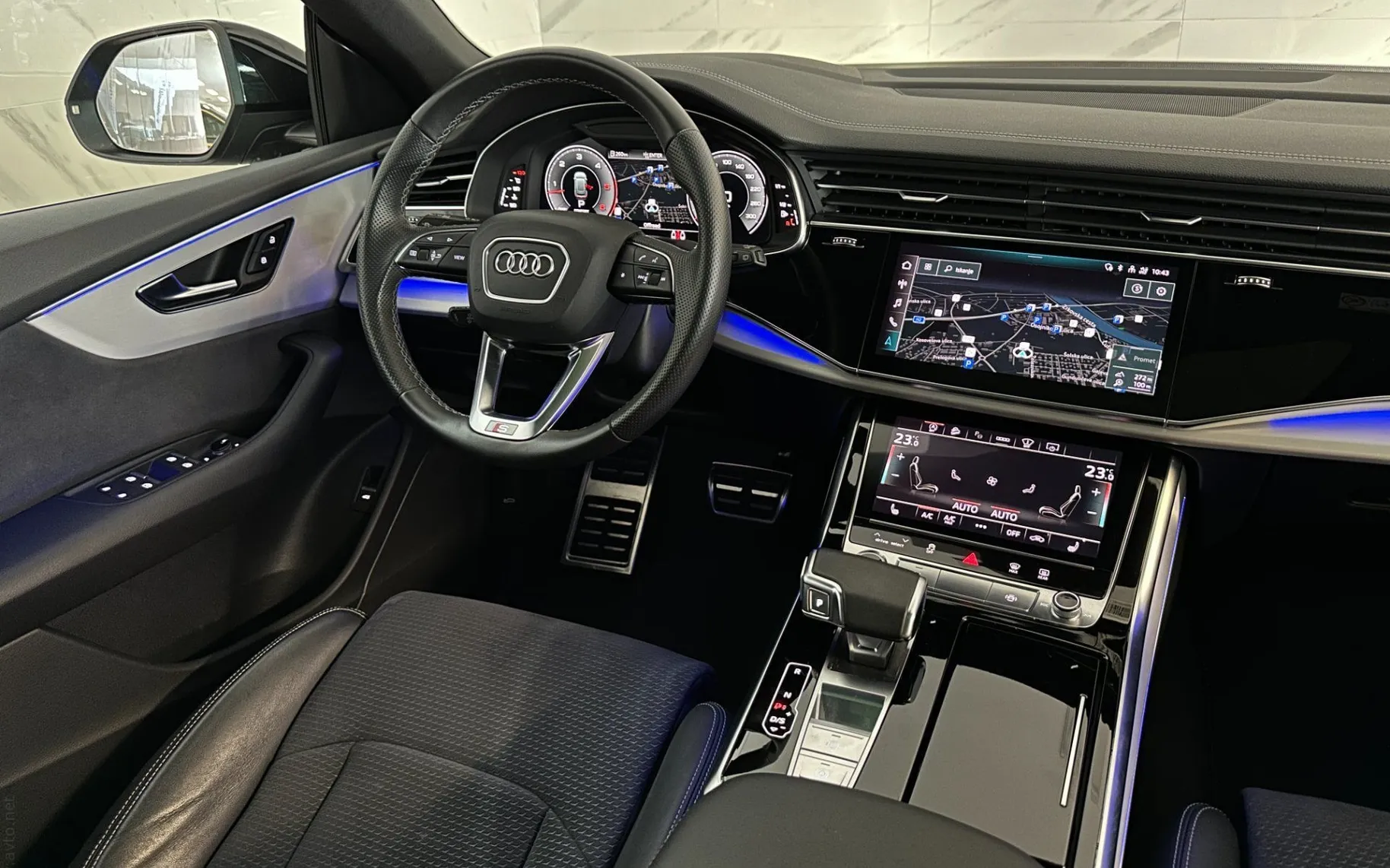 Notranja slika - Audi Q8 - 50TDI|Quattro|S-Line|Matrix|Pano|Zračno|ACC|23Col. - 11