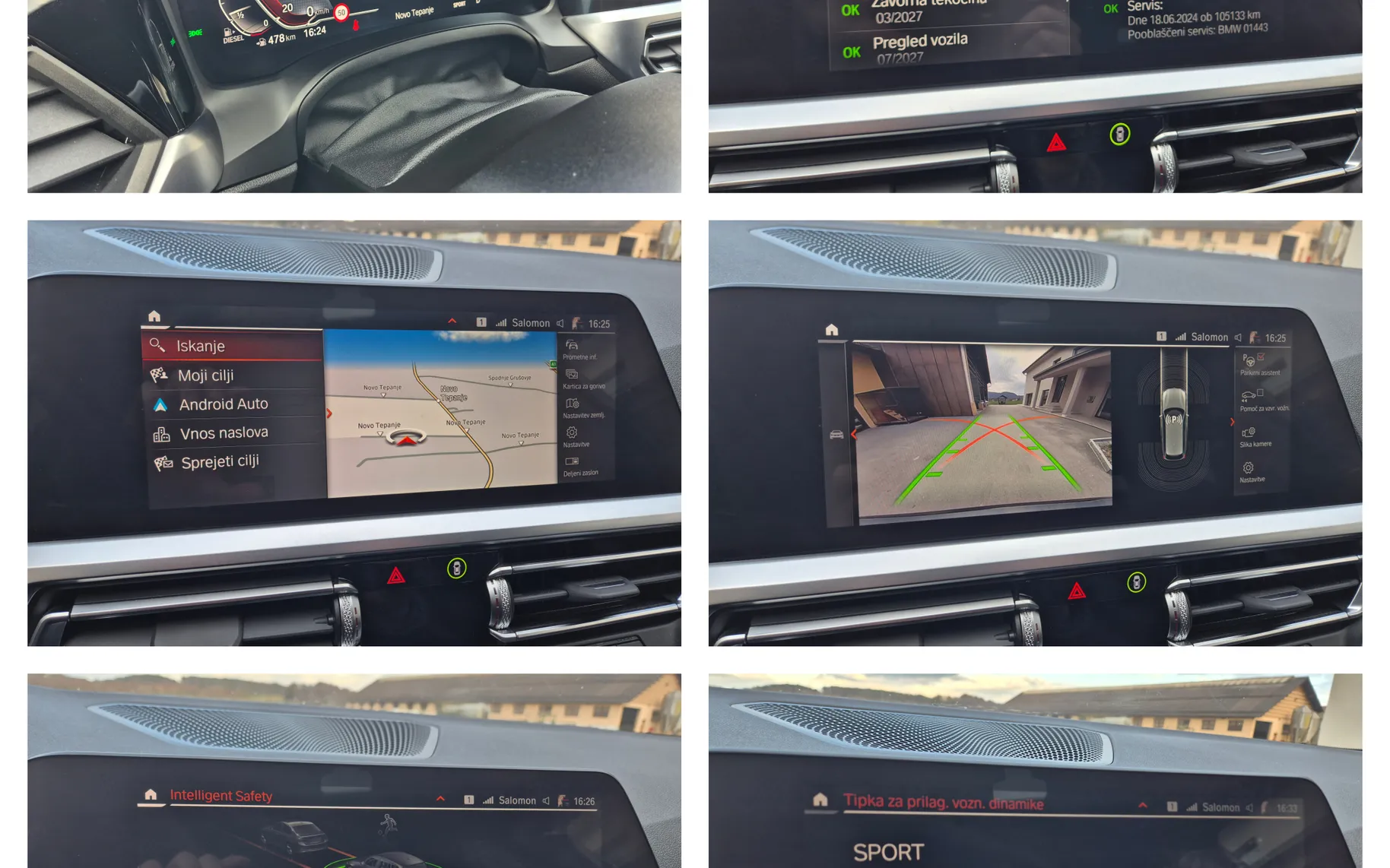 Notranja slika - BMW Serija 1 - Serija 3 320d Touring Avt. M-Sport - 9