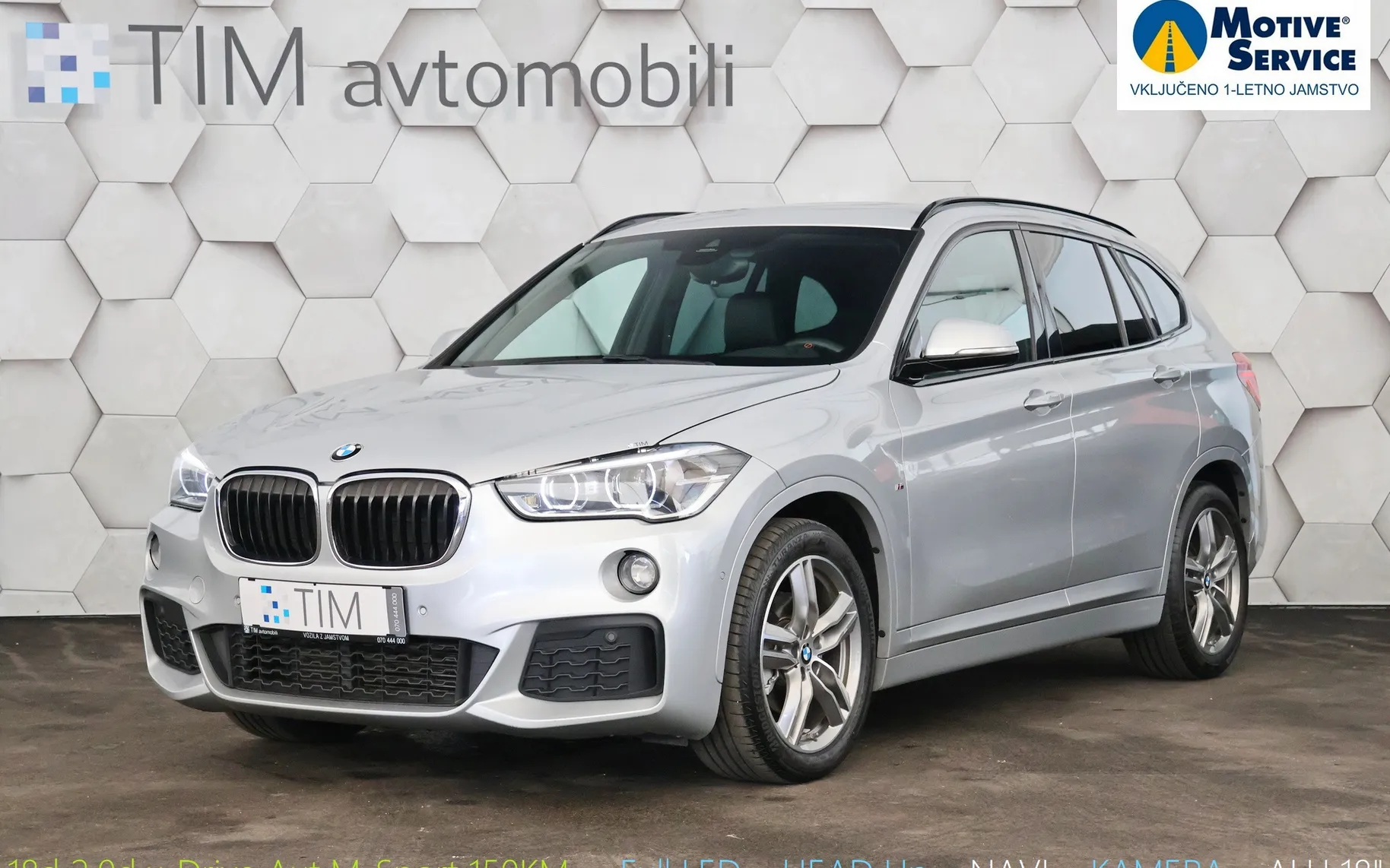 Zunanja slika - BMW X1 - 2.0d 18d x-Drive Aut M-Sport 150KM - 1