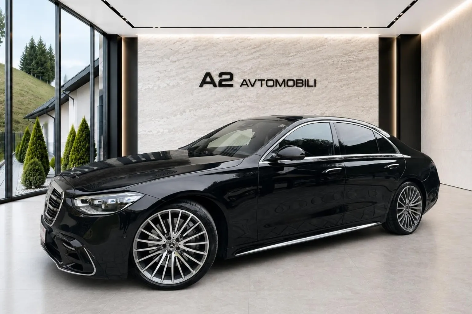 Notranja slika - Mercedes-Benz S-Razred - S 500 4MATIC AMG Line Avt.-MAX OPREMA- - 7