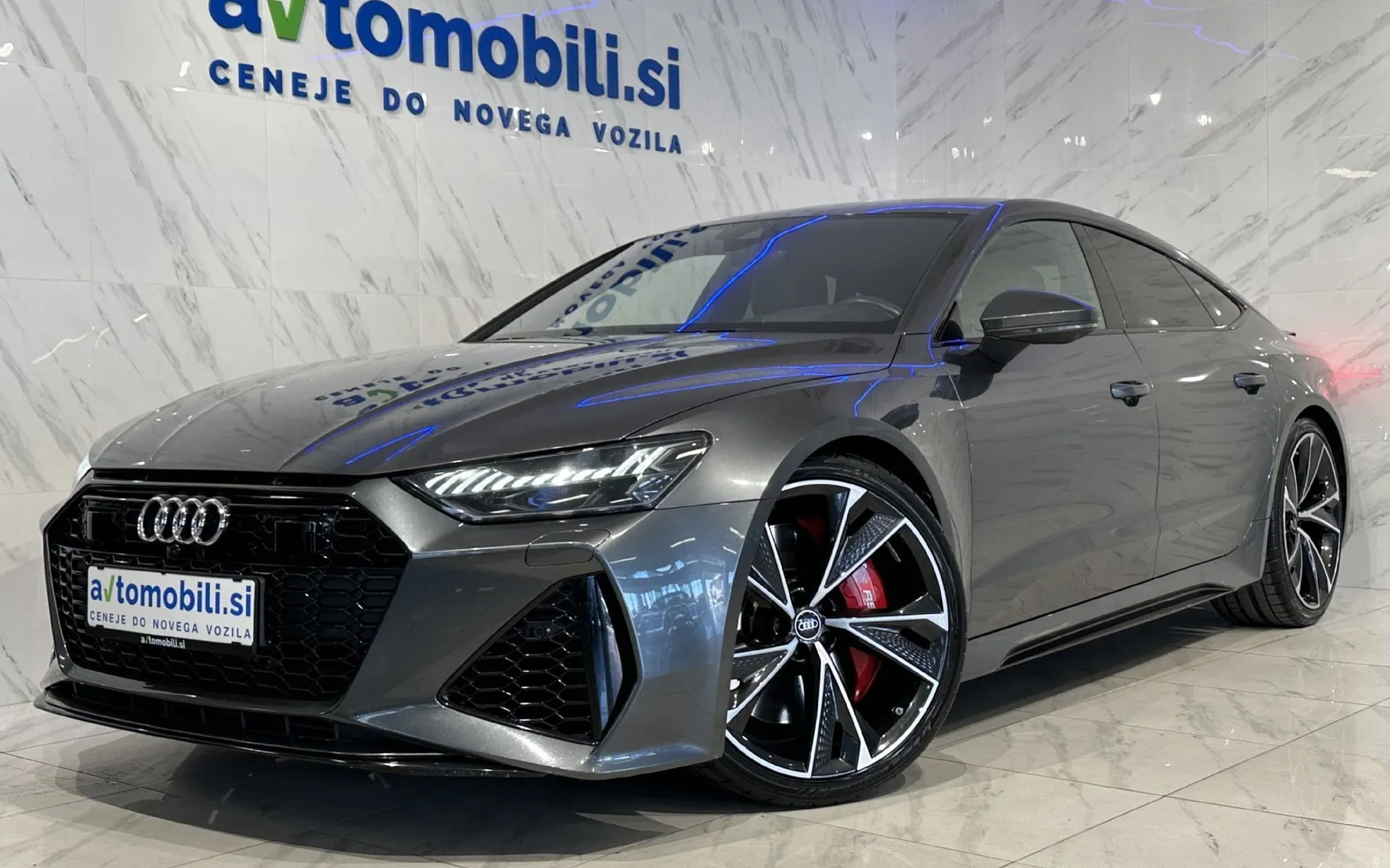 Zunanja slika - Audi RS7 - 4.0 TFSI |SoftC|NightV|HUD|Masaža|Hlajenje|ACC| - 1