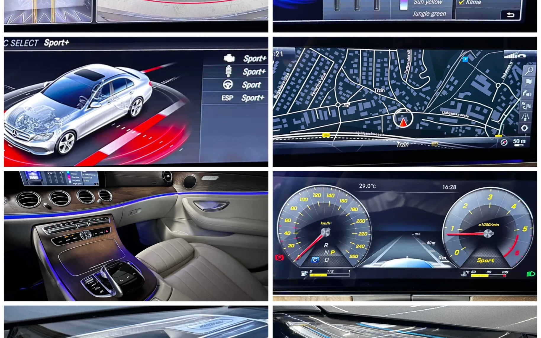 Notranja slika - Mercedes-Benz E-Razred - E 220 d 4MATIC AMG+MULTIBEAM+VIRTUAL+360KAMERA+19” - 11