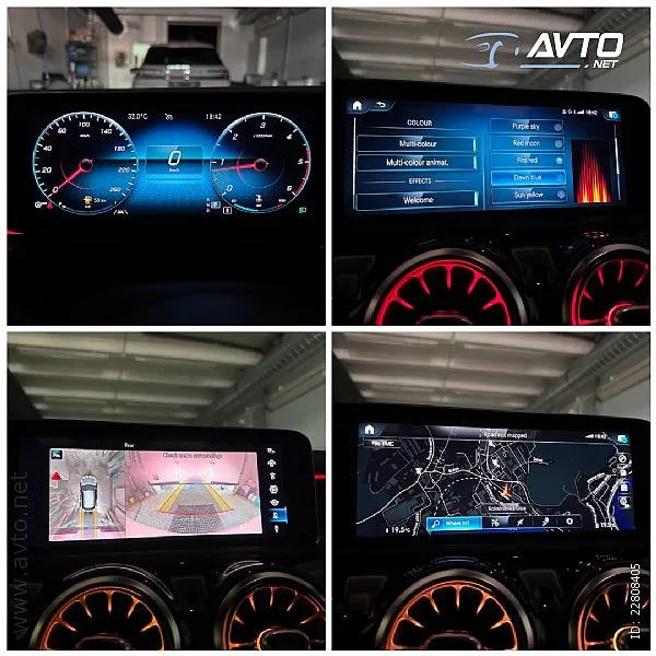 Notranja slika - Mercedes-Benz CLA-Razred - Shooting Brake 220 d 190hp Pano 360° Full Led - 12