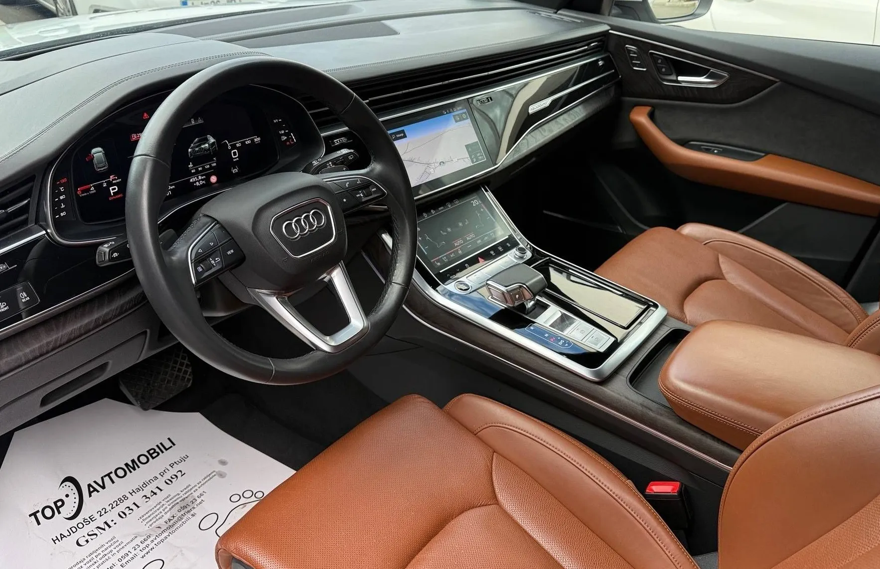 Zunanja slika - Audi Q8 - 50 TDI QUATTRO S-LINE MATRIX PERLA BELA HEAD UP - 18