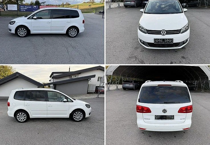 Zunanja slika - Volkswagen Touran - 2.0 TDI Highline - NA OBROKE BREZ POLOGA - - 8