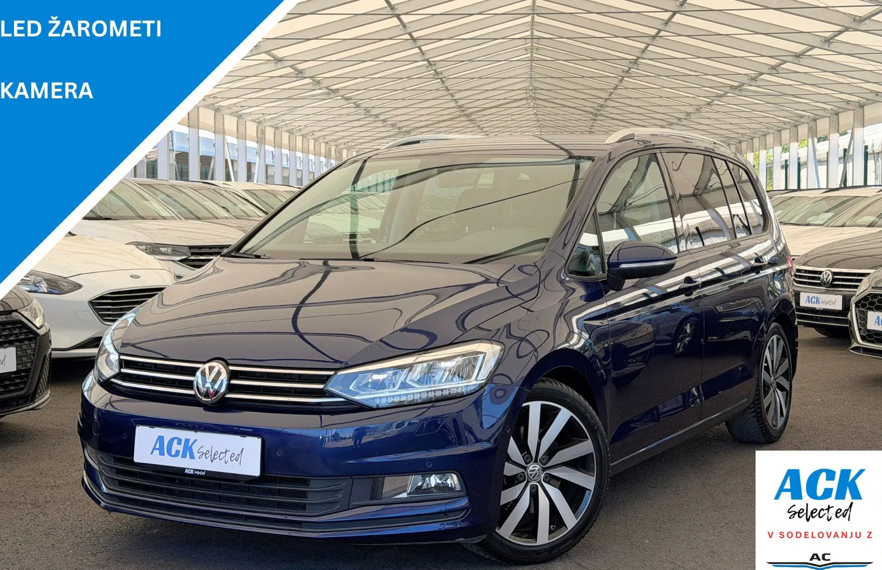 Zunanja slika - Volkswagen Touran - 1.6 TDI Comfortline DSG - KAMERA - LED - 7 SEDEŽEV - 1