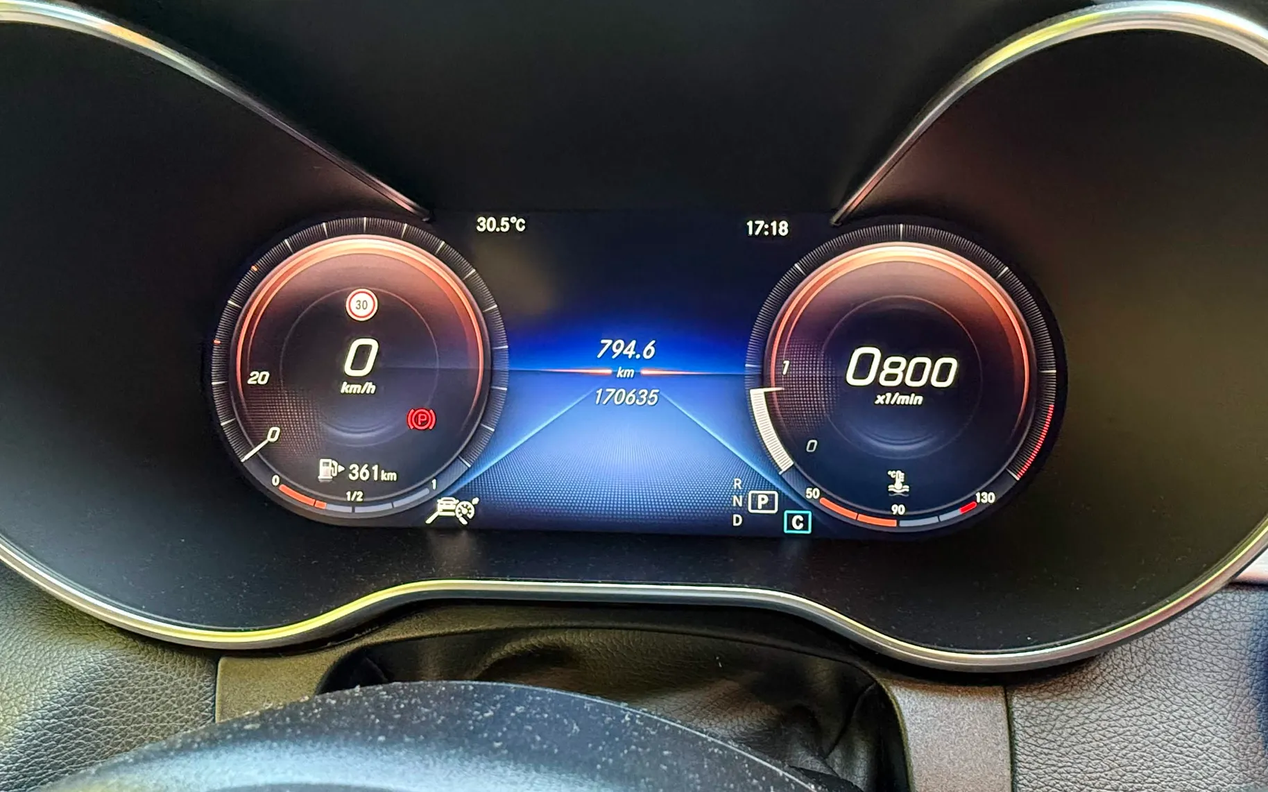 Notranja slika - Mercedes-Benz C-Razred - C 220 d 4MATIC T AMG Line Avt. - 14