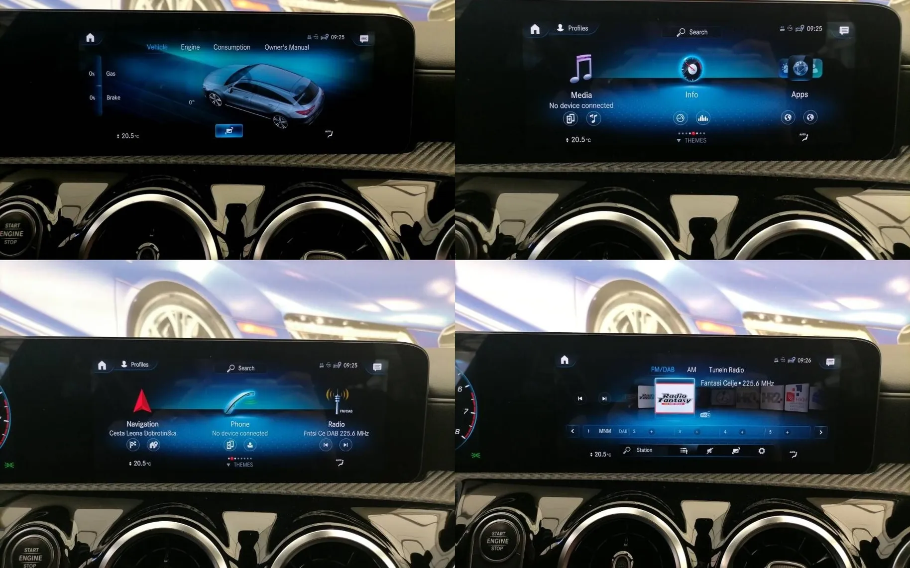 Notranja slika - Mercedes-Benz CLA Shooting Brake - CLA 180 Shooting Brake  LED NAVI KLJUKA 1.LASTNIK - 10