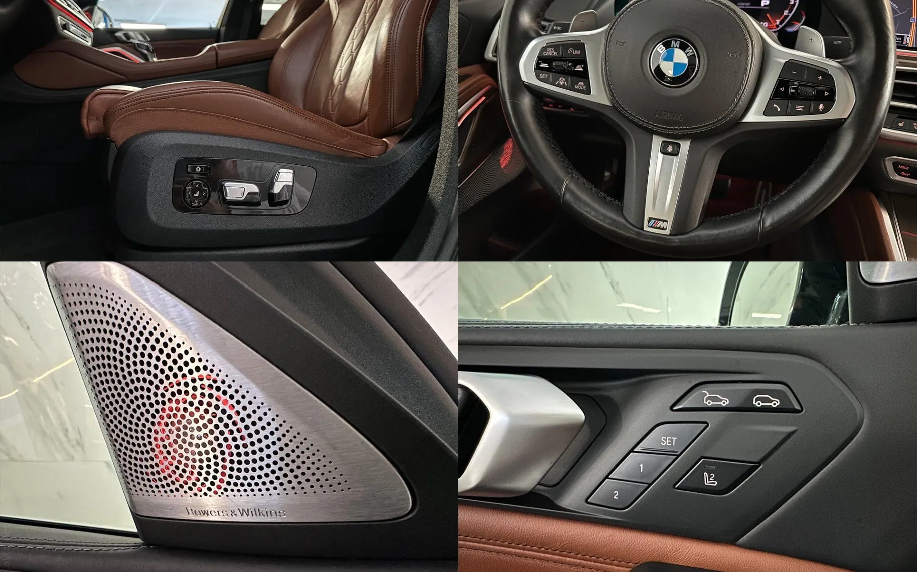 Notranja slika - BMW serija X6: - M50i|xD|SkyL|SoftC|R22|Kljuka|BowersW|ACC|HUD|360K - 11
