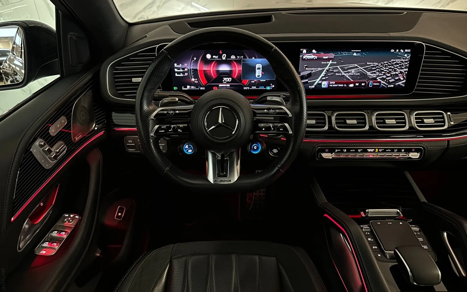 Notranja slika - Mercedes-Benz GLE coupe - AMG 53 4M+ |Pano|Webasto|AIR|SoftC|Masaža|Hlaj|HUD - 9