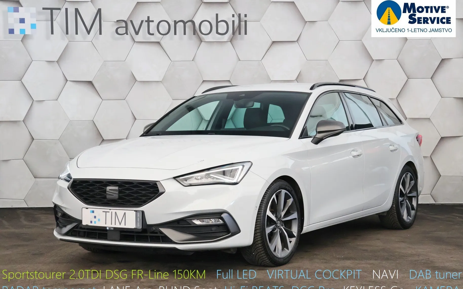 Zunanja slika - Seat Leon - Sportstourer 2.0 TDI DSG FR-Line 150KM - 1