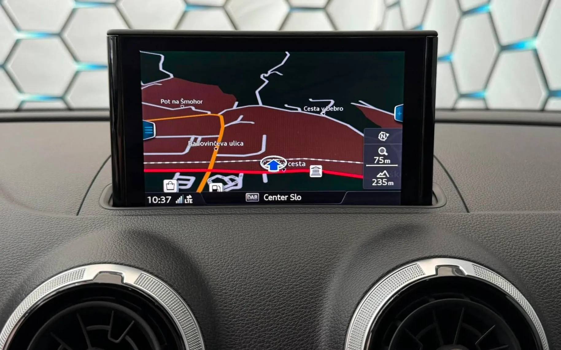 Notranja slika - Audi S3 Cabriolet - 2.0 TFSI•Q•AUT•FUL LED•VIRTUAL•BANG•KAMERA•ACC•F1• - 10