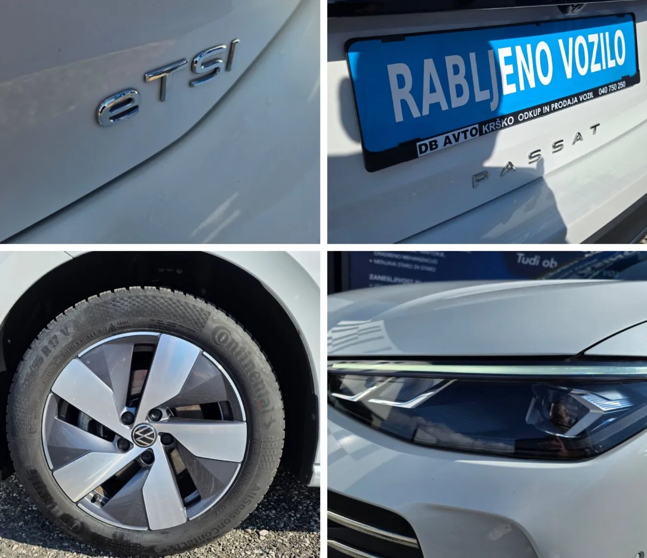 Zunanja slika - Volkswagen Passat - Variant 1.5 eTSI BMT Business DSG -PERLA BELA- beri opombe - 19