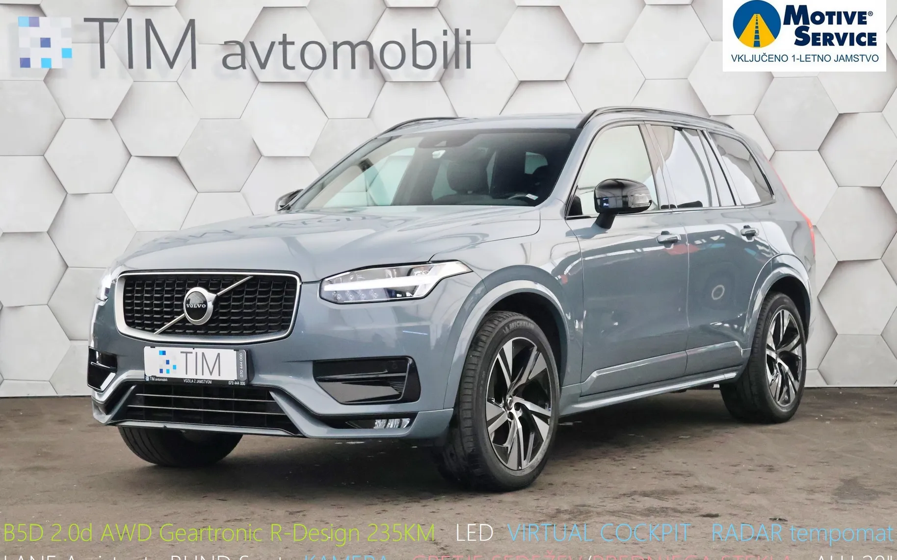 Zunanja slika - Volvo XC90 - B5D 2.0d AWD Geartronic R-Design 235KM - 1