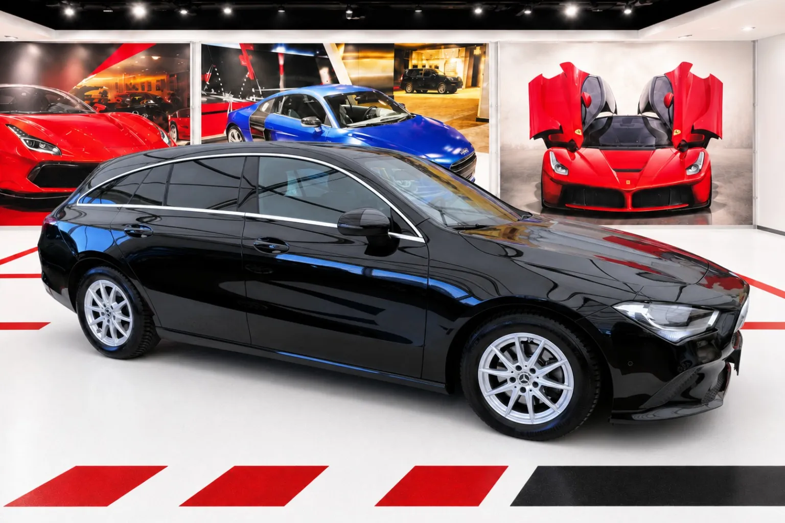 Zunanja slika - Mercedes-Benz CLA Shooting Brake - 2.0 D  LED ALU NAVI KAMERA 2XPDC KLJUKA KOT-NOV  . - 3
