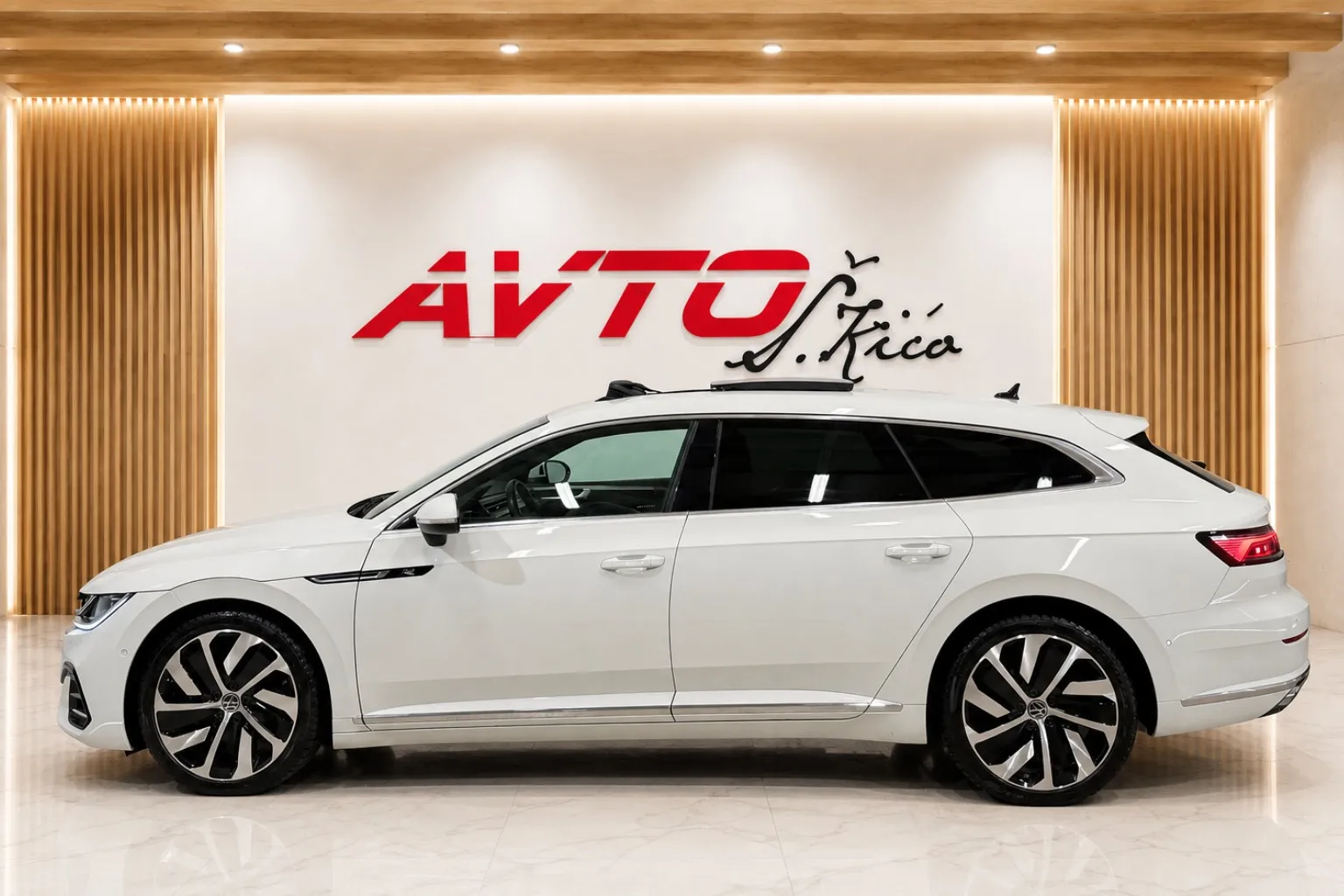 Zunanja slika - VW Arteon Shooting Brake - 2.0 TDI-R LINE-4X4-PANORAMA-ACC-VIRTUAL-KAMERA-F1 - 5