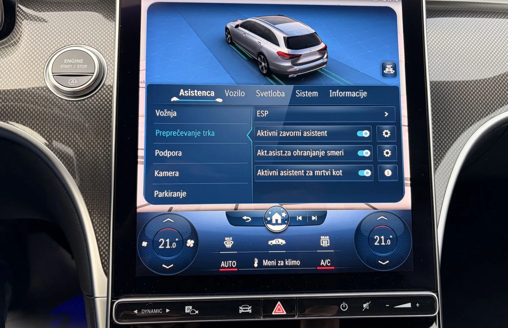 Zunanja slika - Mercedes-Benz C-Razred - C 220d T AMG Line Avt. - 17