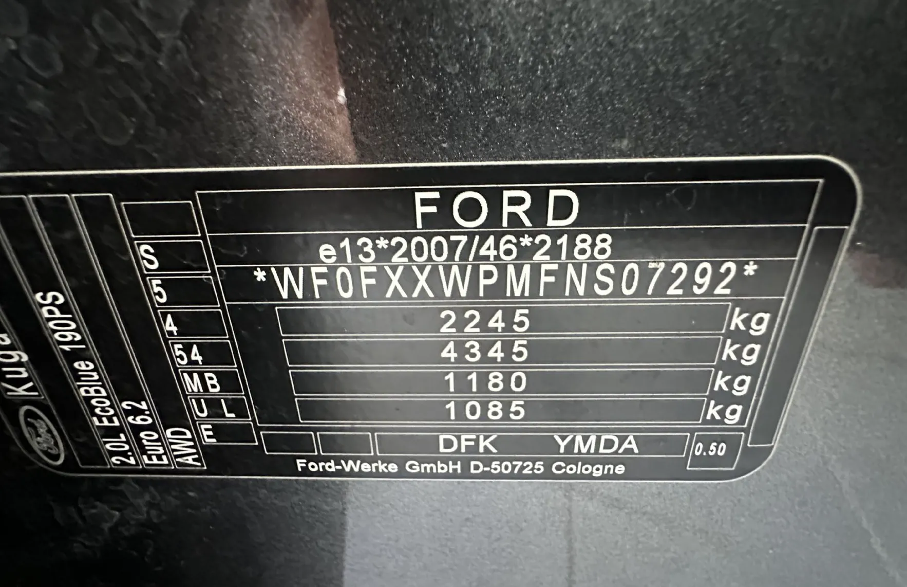 Zunanja slika - Ford Kuga - TitaniumX 2.0 EcoBlue 140kW.NEMŠKI+4ALU.KAMERA.4X4 - 20
