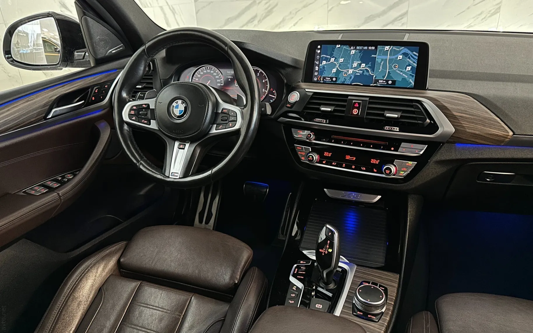 Notranja slika - BMW serija X3: - xDrive30d|M-Sport|ACC|HUD|Harman|360K|Kljuka|SLO| - 11