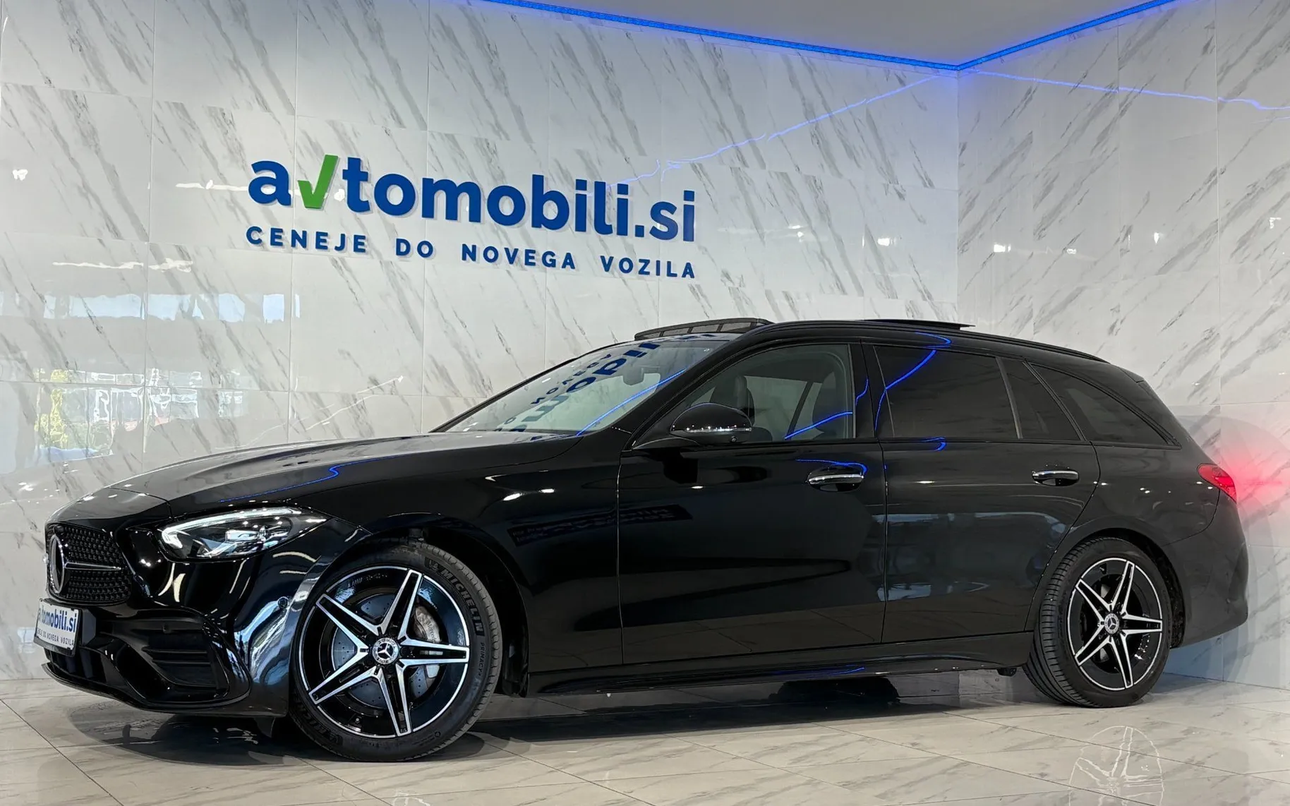 Zunanja slika - Mercedes-Benz C-Razred - 220d AMG-Line|ACC|Pano|Kljuka|360K|HUD|KeyGo... - 2