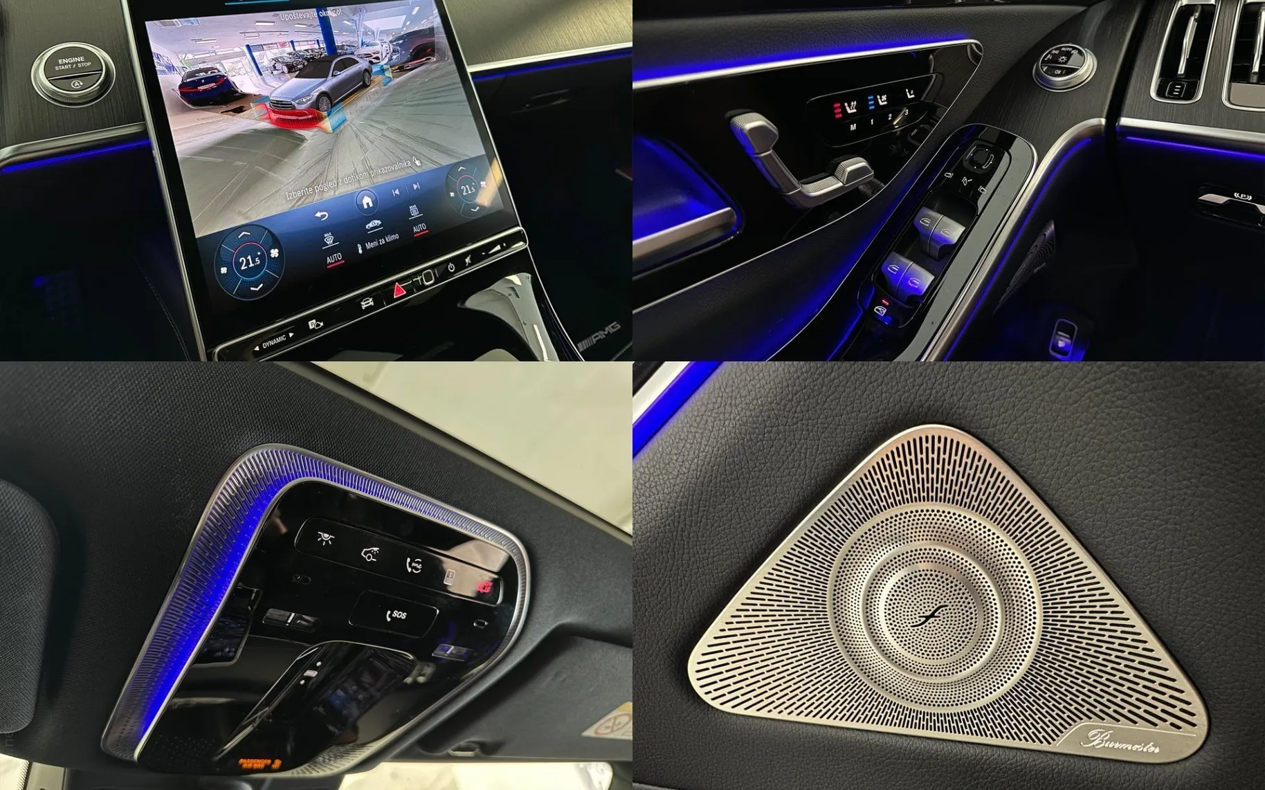 Notranja slika - Mercedes-Benz S-Razred - 450 Long|4Matic|AMG|Pano|HUD|Hlaj|Burmester|Klju - 11