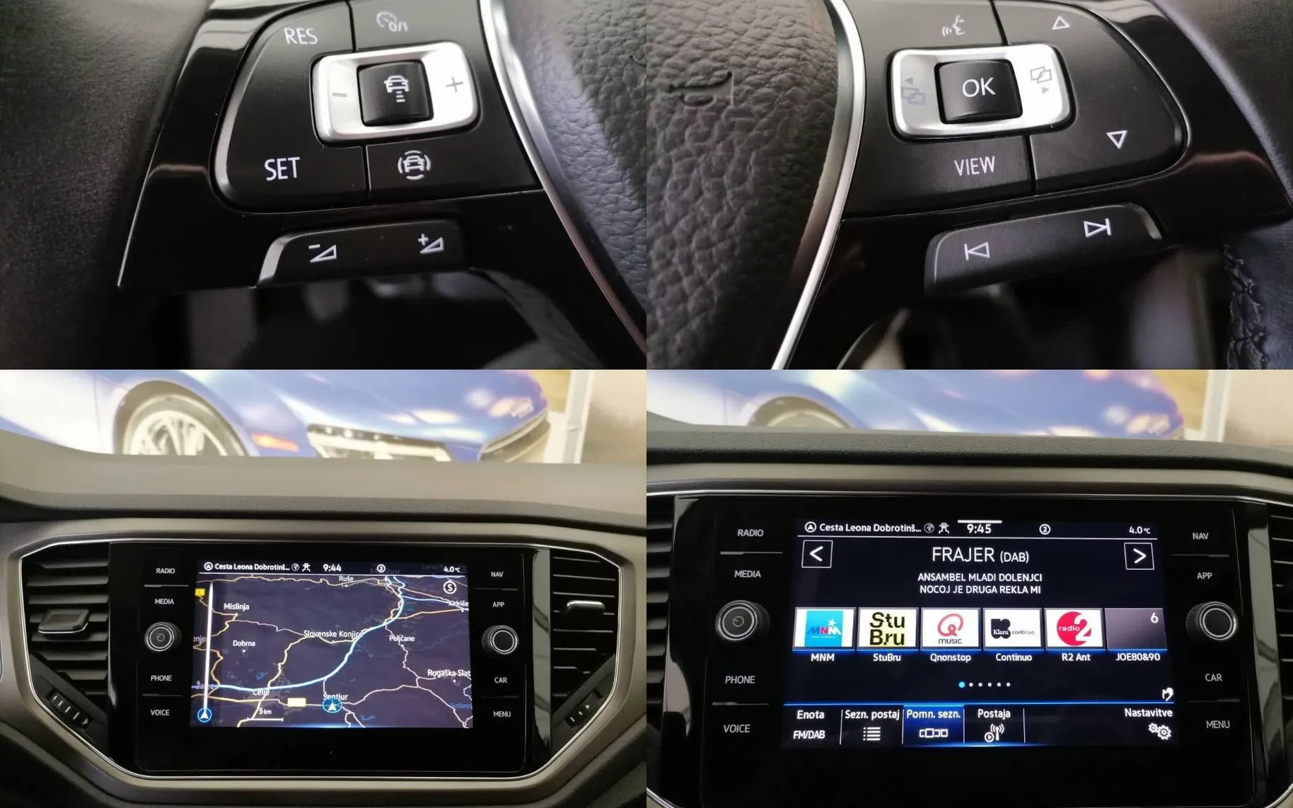 Notranja slika - Volkswagen T-Roc - TSIStyle  LED NAVI ALU ACC RADAR KLJUKA KOT-NOV - 9