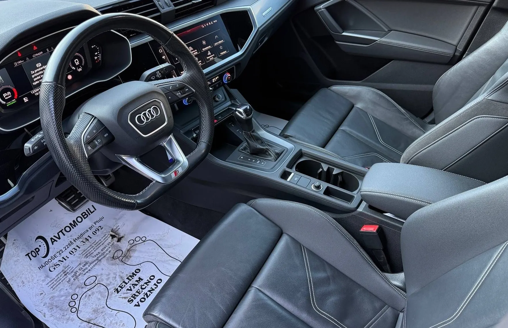 Zunanja slika - Audi Q3 - Sportback 40 TDI quattro S tronic  S Line 20 COL USNJE RAD - 17