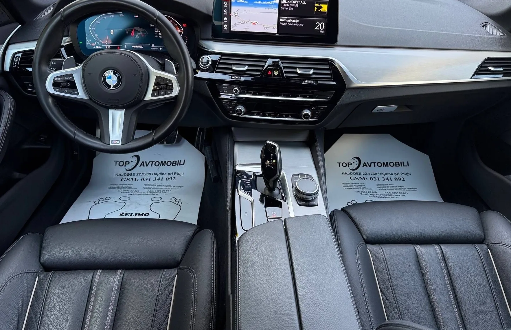 Zunanja slika - BMW Serija 5 - Touring: 520i M SPORT PAKET PANO USNJE NAVI KAMERA VIRTU - 13