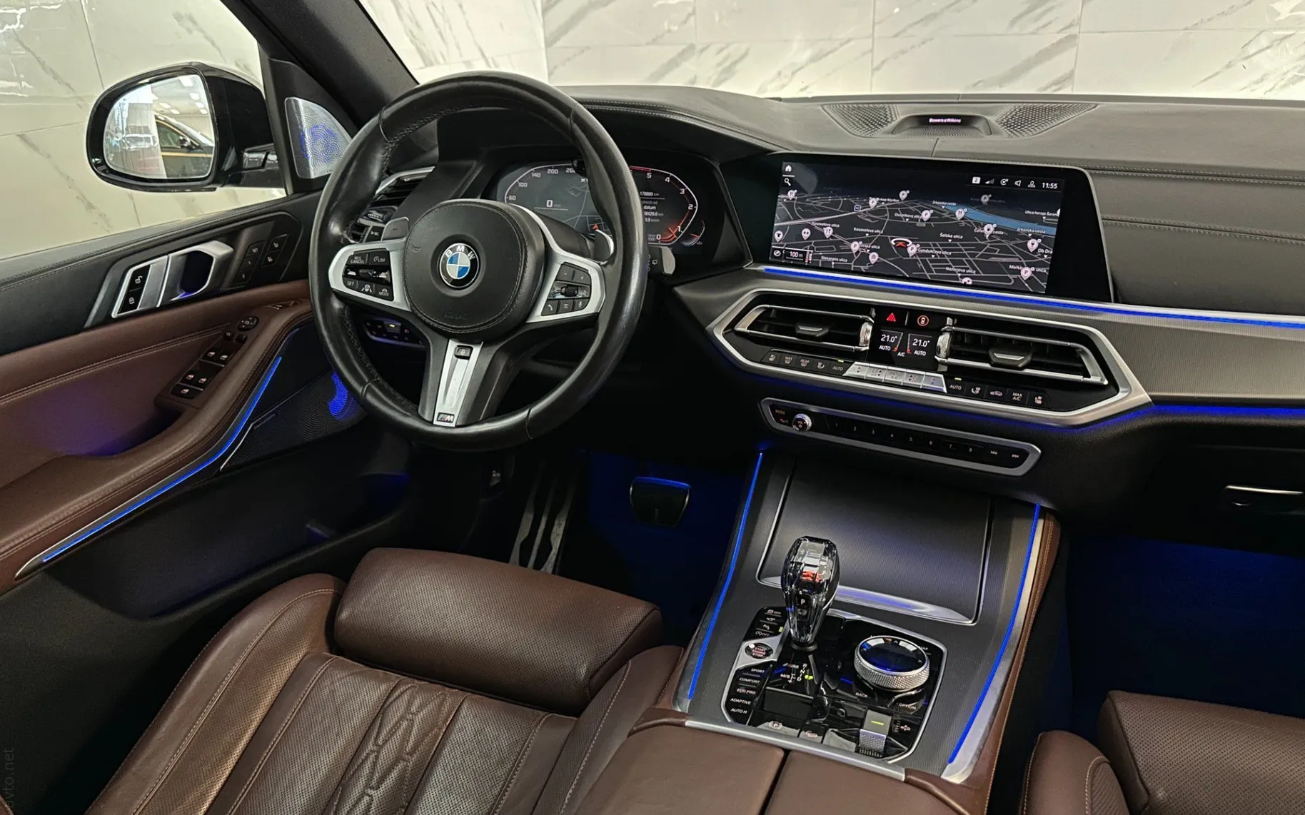 Notranja slika - BMW serija X5: - M50d|xD|SkyL|Masaža|Zračno|Hlaj|Bowers|360K|Klju - 11