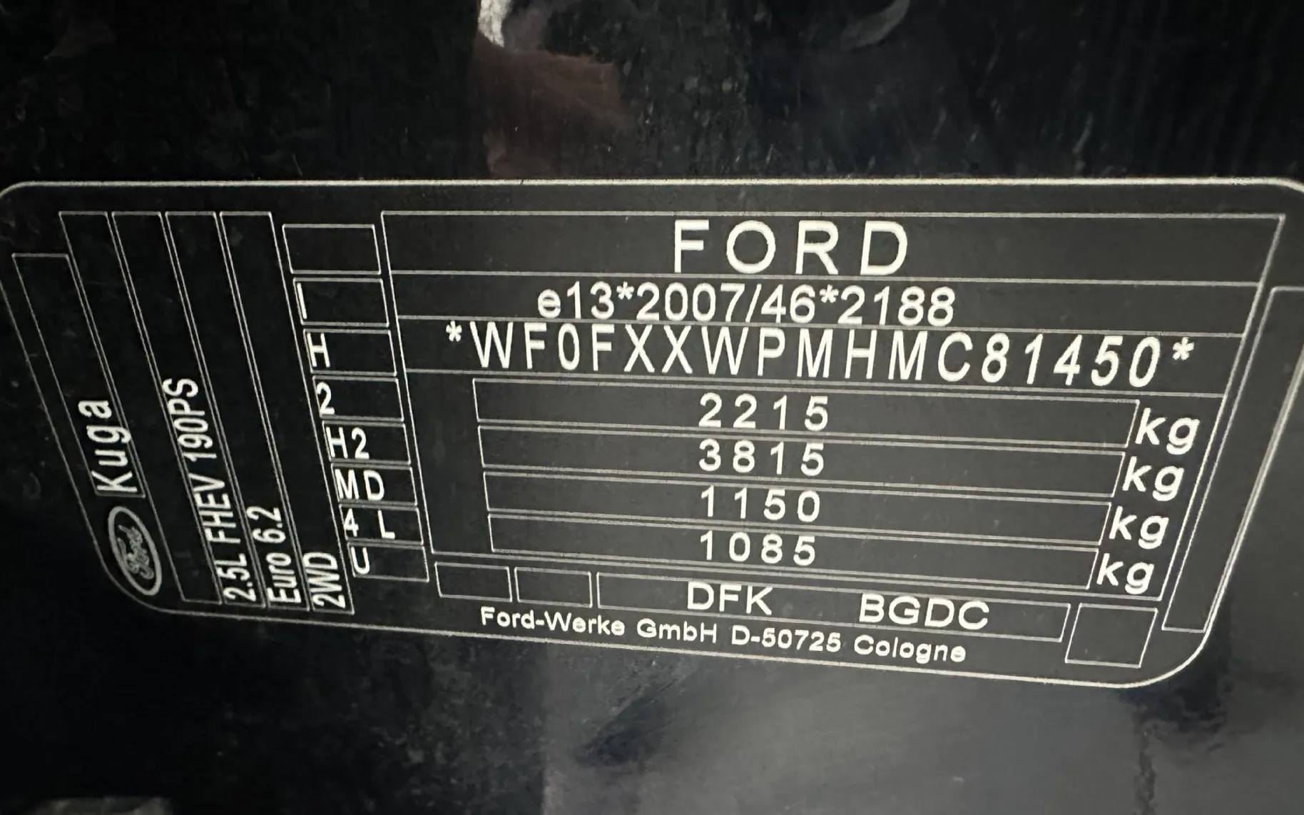 Zunanja slika - Ford Kuga - 2.5 190CV BVA6.KAMERA.NAVI.LED.ALU.2022.140 kw - 20