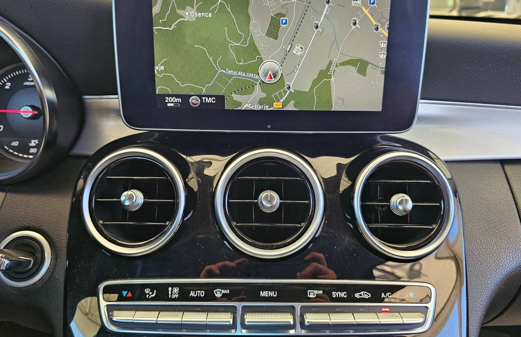 Zunanja slika - Mercedes-Benz C-Razred - C 220 D-AVT-SPORT-LED-HEAD UP-USNJE-ŠIBEDAH-1 LAS - 18