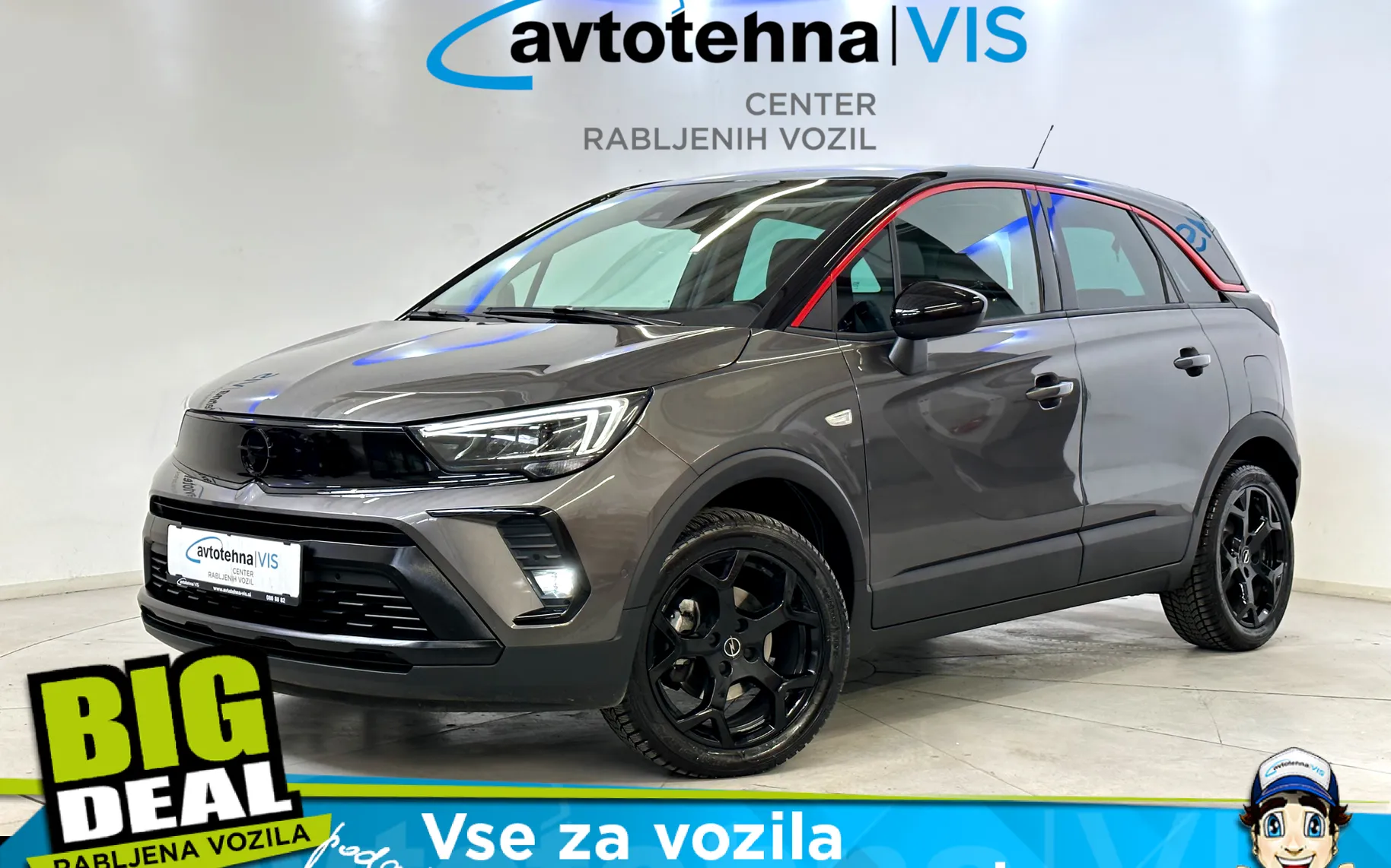 Zunanja slika - Opel Crossland - 1.2TURBO GS Line|Zimski paket|Koti|+ 5 LET JAMSTVA - 1