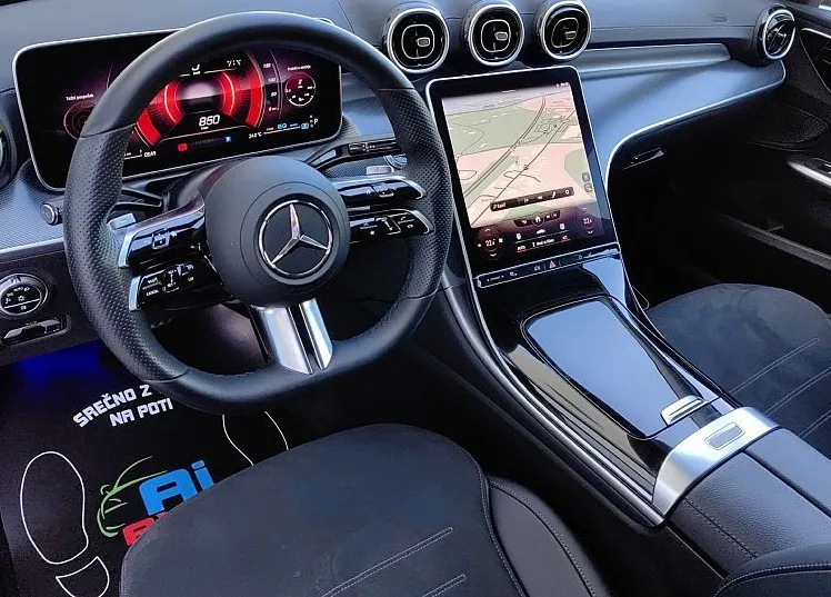 Zunanja slika - Mercedes-Benz C-Razred - 220d-200KM-2X-AMG-LINE-360-KAMER-BURMESTER-ACC-18C - 9
