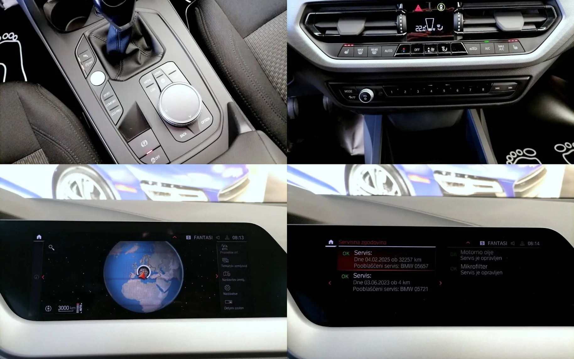 Notranja slika - BMW serija 1: - 116i  FULL LED VIRTUAL PDC ALU PERLA BELA KOT-NOV - 11