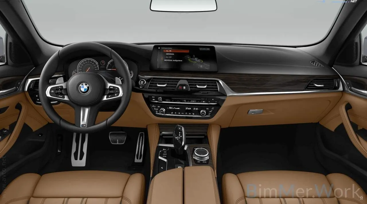 Notranja slika - BMW serija 5: - 530d xDrive |M-Sport|Pano|4WS|Kamera|HUD|Memory| - 9