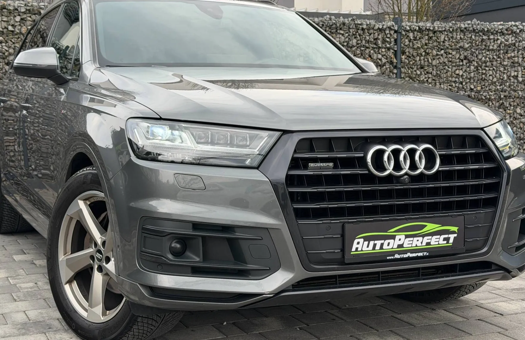 Zunanja slika - Audi Q7 - 3.0 TDI quattro 200kW S-Line |SLO|MATRIX|BOSE|4WS. - 1