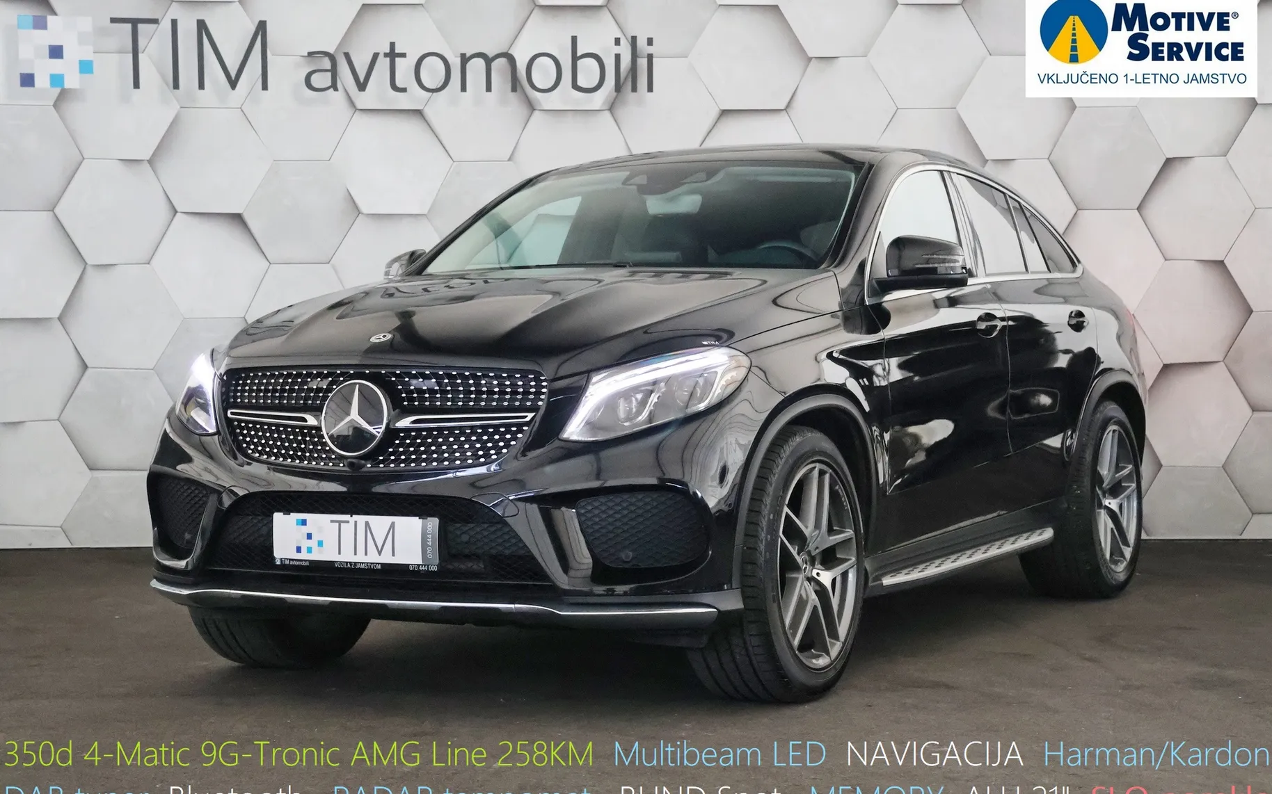 Zunanja slika - Mercedes-Benz GLE Coupe - GLE-Razred 350d 4-Matic 9G-Tronic AMG Line - 1